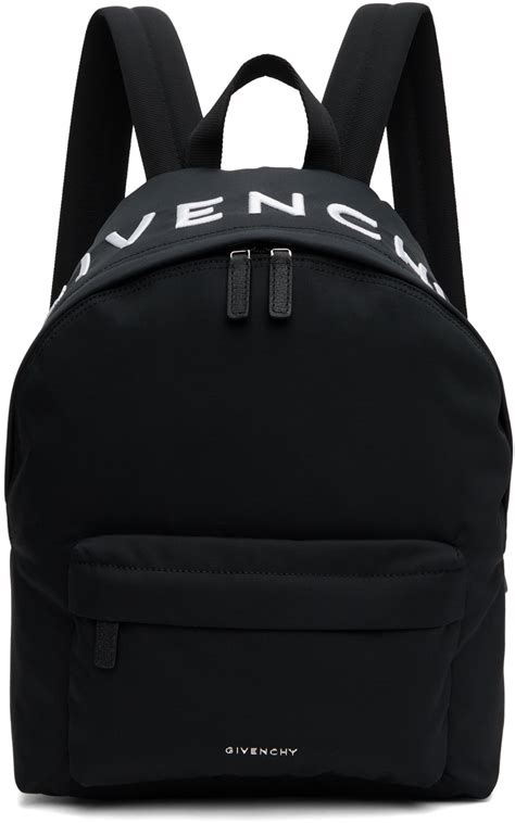 Givenchy: Black Essential U Backpack 